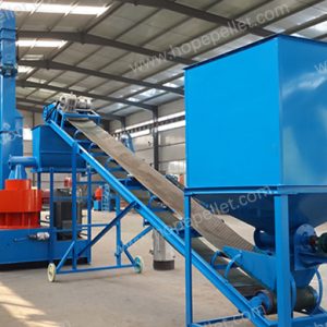Biomass fuel granulation complete set of equipment wood sawdust granulation production line wood fuel pellet processing system