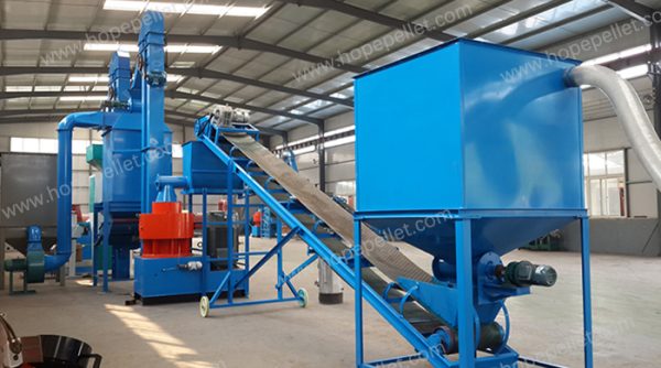 Biomass fuel granulation complete set of equipment wood sawdust granulation production line wood fuel pellet processing system
