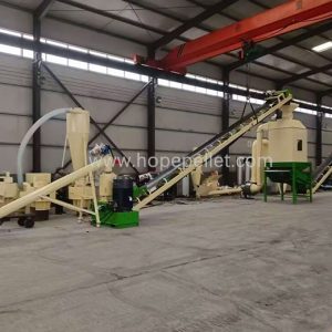 Biomass fuel granulation complete set of equipment wood sawdust granulation production line wood fuel pellet processing system