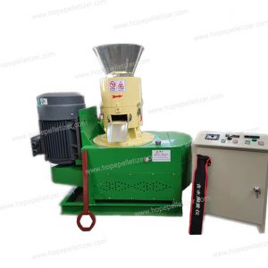Flat die 500 kg per hour wood pellet mill machine