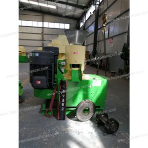 High Productivity Flat Die Pellet Machine Waste Wood 8mm Wooden Case Provided HOPE Automatic Diesel Engine Car Pellet Machine