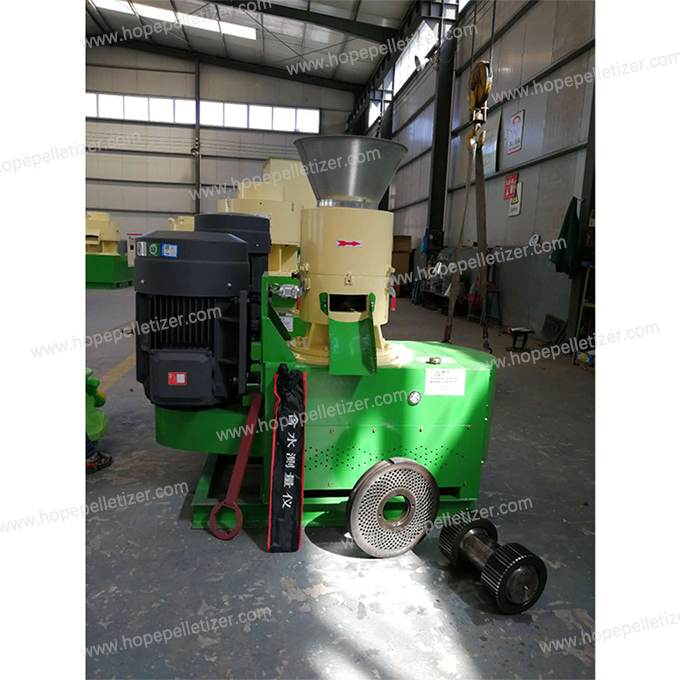 High Productivity Flat Die Pellet Machine Waste Wood 8mm Wooden Case Provided HOPE Automatic Diesel Engine Car Pellet Machine