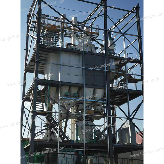 20ton Per Hour Complete Fully Automatic Computer Batching System Poultry Animals Livestock Feed Production Line Engine Provided - Image 2