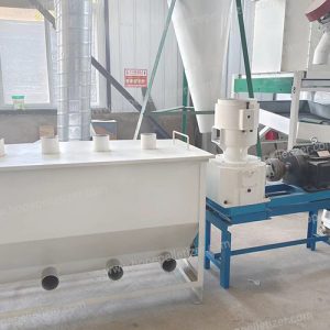 Flat Die Small Chicken Feed Pellet Machine for Poultry Farm, Small Scale Floating Fish Feed Pellet Line Wooden Case Provided