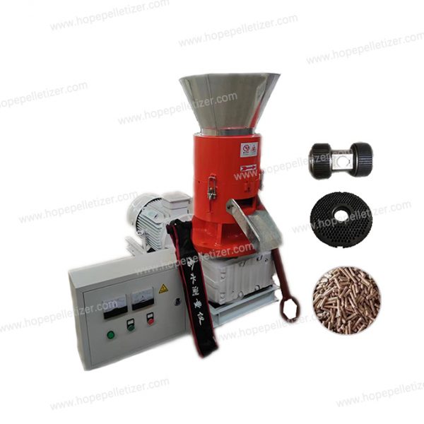 Small biomass pellet machine,chicken manure sawdust burning granulator,SKJ250 wood sawdust pellet machine for sale