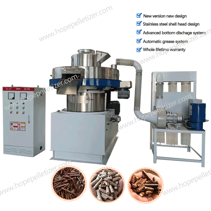 High Efficiency Making Wood Sawdust Pellets Biomass Pellet Machine Sawdust Granulator