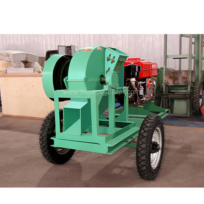 Multifunctional Small Mobile Wood Chip Machine Sawdust and Corn Grinder for Home Use Corner Wood Branch Crusher - Image 5