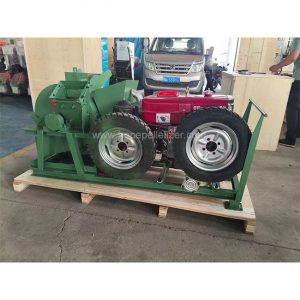 15HP Diesel Engine Tree Branch Leaf Wood Chipper Shredder Blades Crusher Wood Chipping Machine
